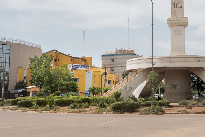 Le campus EPMP-FD dans son quartier, à Bamako